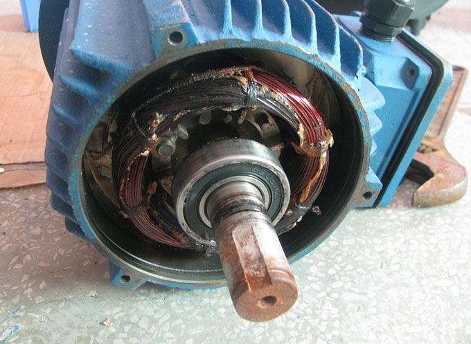 自吸泵電機發熱燒毀