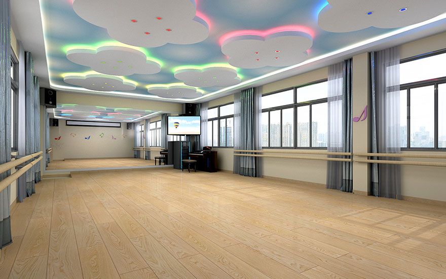 湖北通山特殊教育學(xué)校暢游律動室