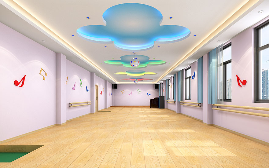 湖北通山特殊教育學(xué)校暢游律動室